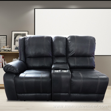 Customized Leather Sofa Recliners U Shaped Corner Sofa